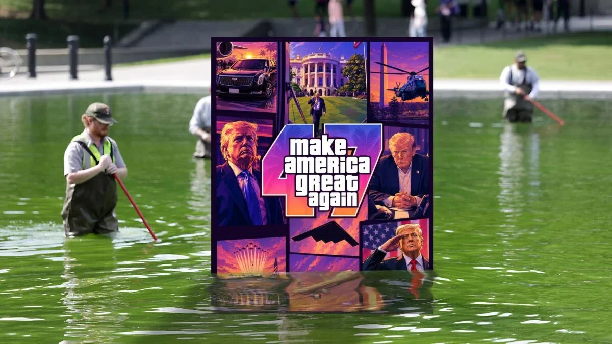 White House Posts GTA 6 Trump Meme to Distract From Reflecting Pool Scandal