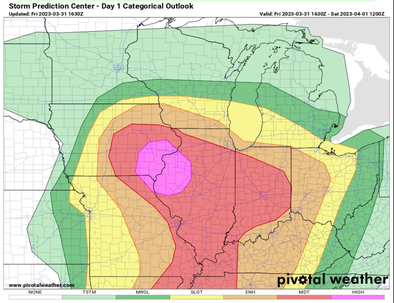 Severe Weather Threatens Midwest This Weekend