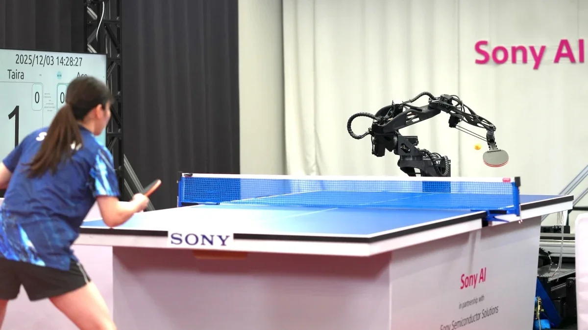 Ace the AI Ping-Pong Robot Shows Speed, Not Invincibility