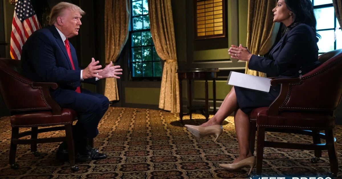 Trump Walks Out of Meet the Press Over Unproven California Vote Claims