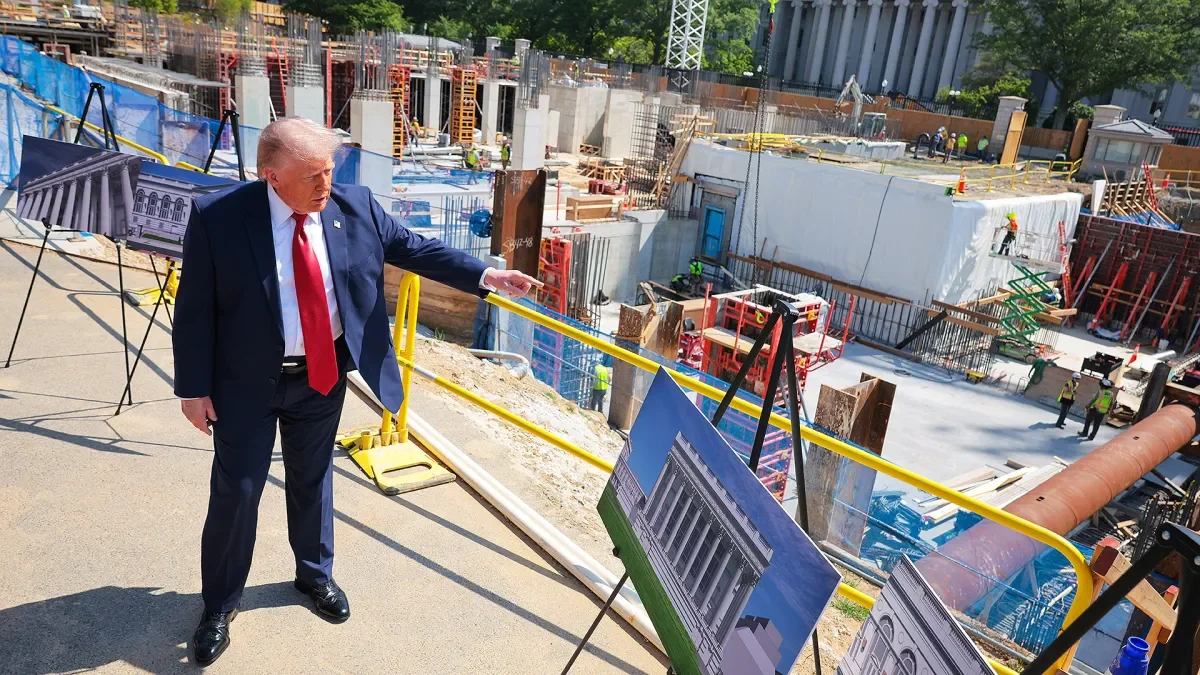 White House Ballroom Reimagined as a Multi-Story Security Fortress