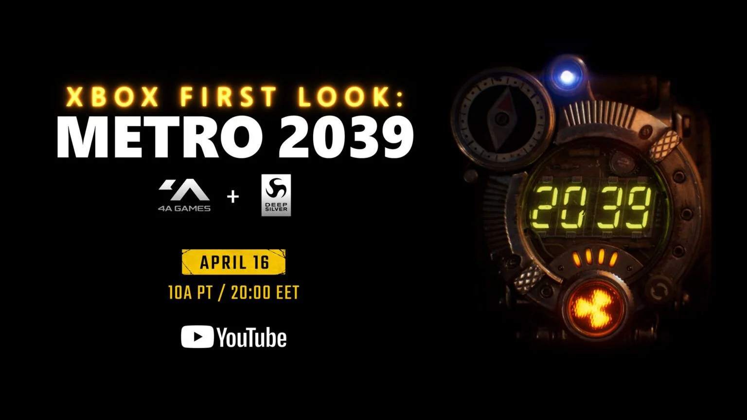 Metro 2039 to Lead Xbox First Look’s Year‑Long Spotlight