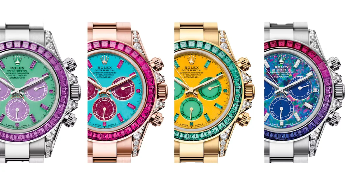 Rolex to Auction Four One-Off Daytona Watches for Charity