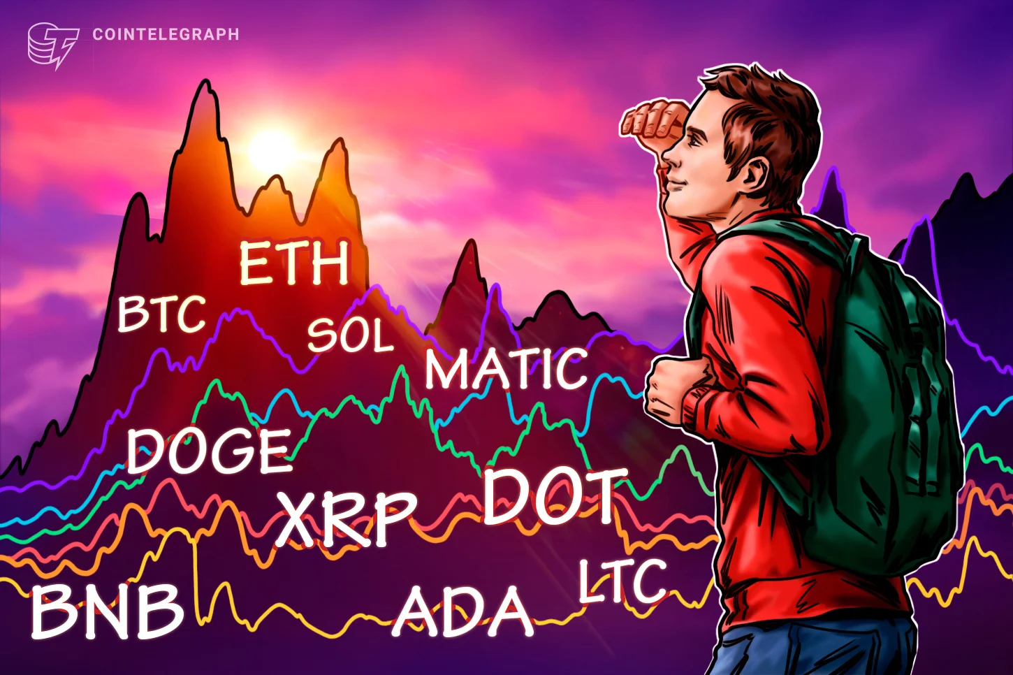 Crypto Market Update: BTC, ETH, BNB, XRP, ADA, DOGE, MATIC, SOL, DOT, LTC, and XRP Outperforms Large Caps.