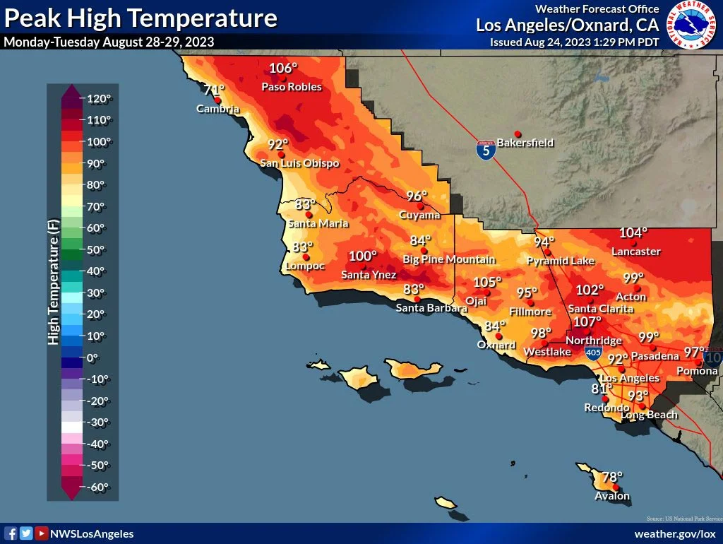 "Santa Barbara County Braces for Scorching Heat Wave"