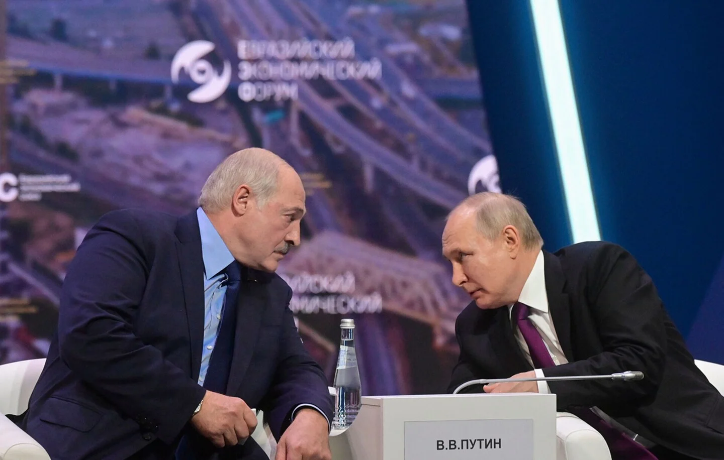 Russia and Belarus sign deal for nuclear weapons deployment in Belarus.