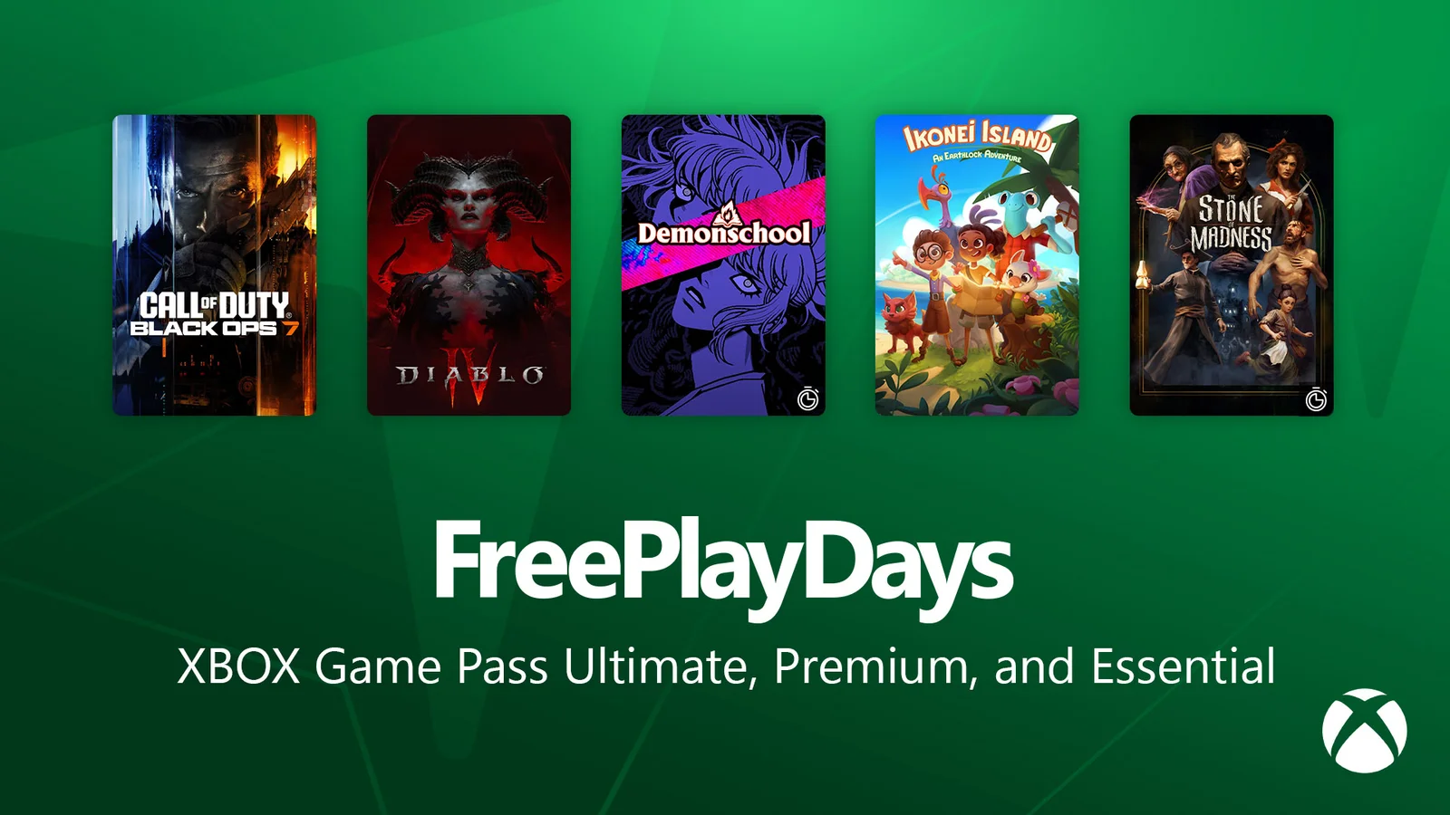 Xbox Free Play Days Light Up the Weekend with Diablo IV and CoD: Black Ops 7