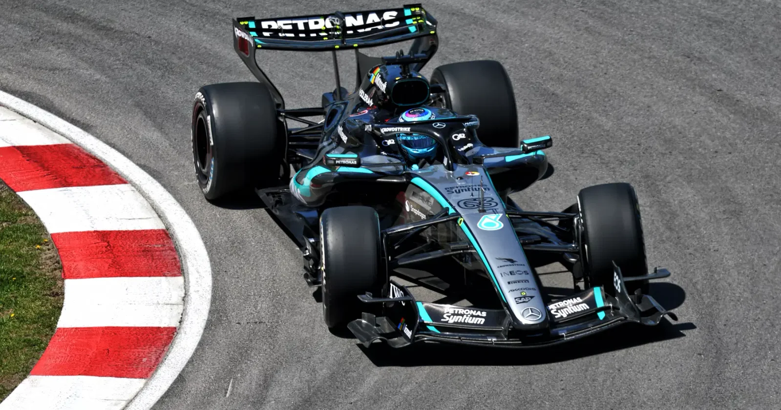 Russell clinches sprint pole as Mercedes lead Canadian GP sprint