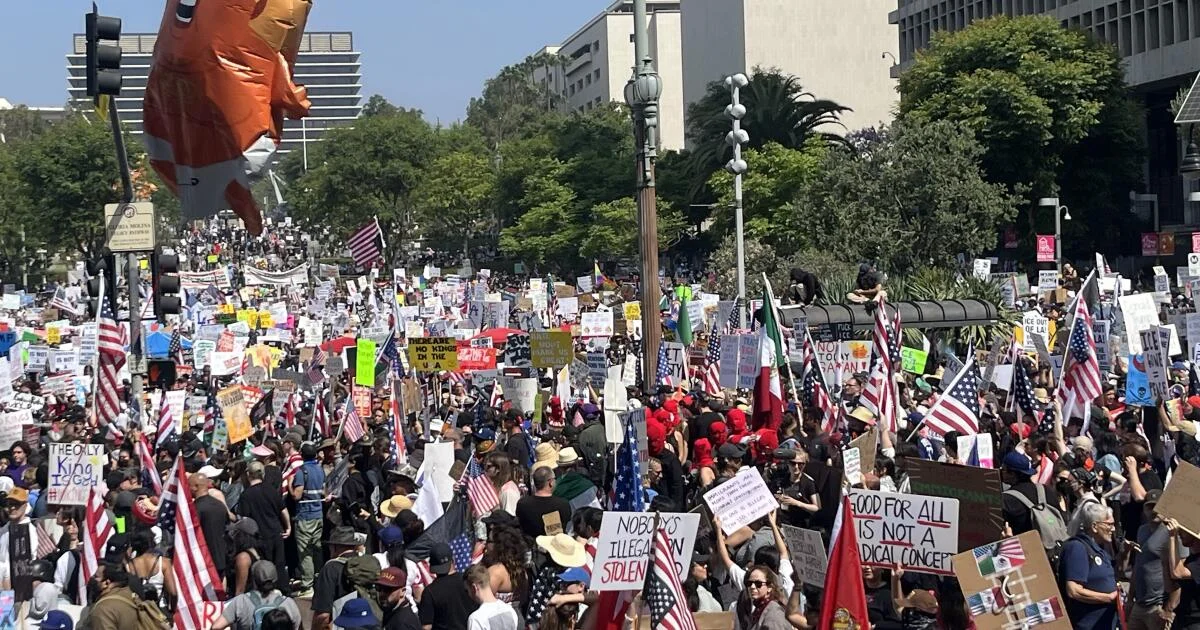 Massive Protests Across the U.S. Oppose Trump and ICE Policies