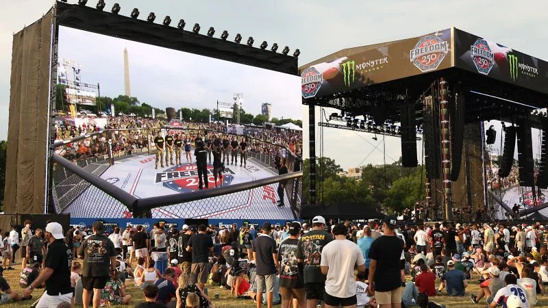 White House hosts historic UFC Freedom 250 fight night for America’s birthday