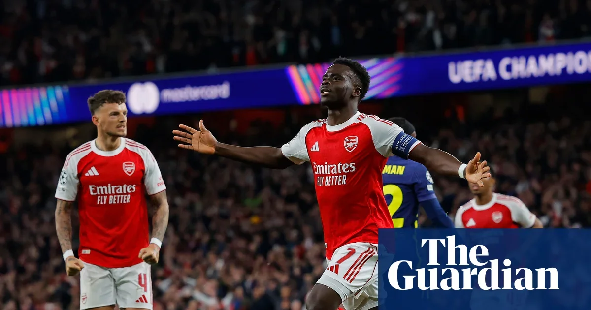 Saka seals Arsenal’s return to the Champions League final