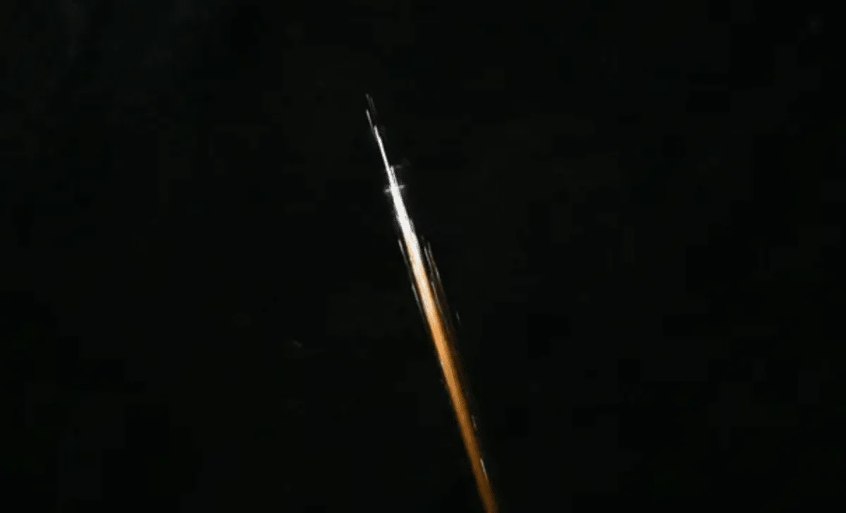 Fireball from Space: ISS Captures Debris Reentry Over West Africa