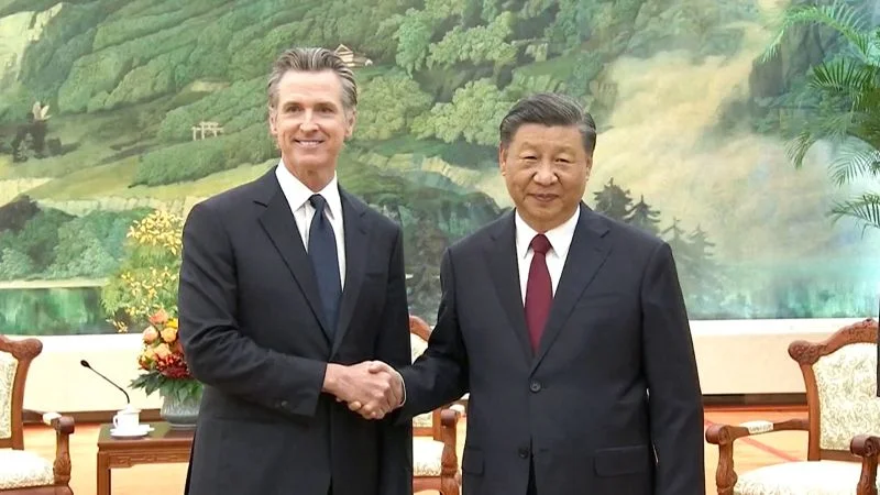Newsom's Meeting with Chinese President Xi Jinping: A Step Towards Peaceful Relations