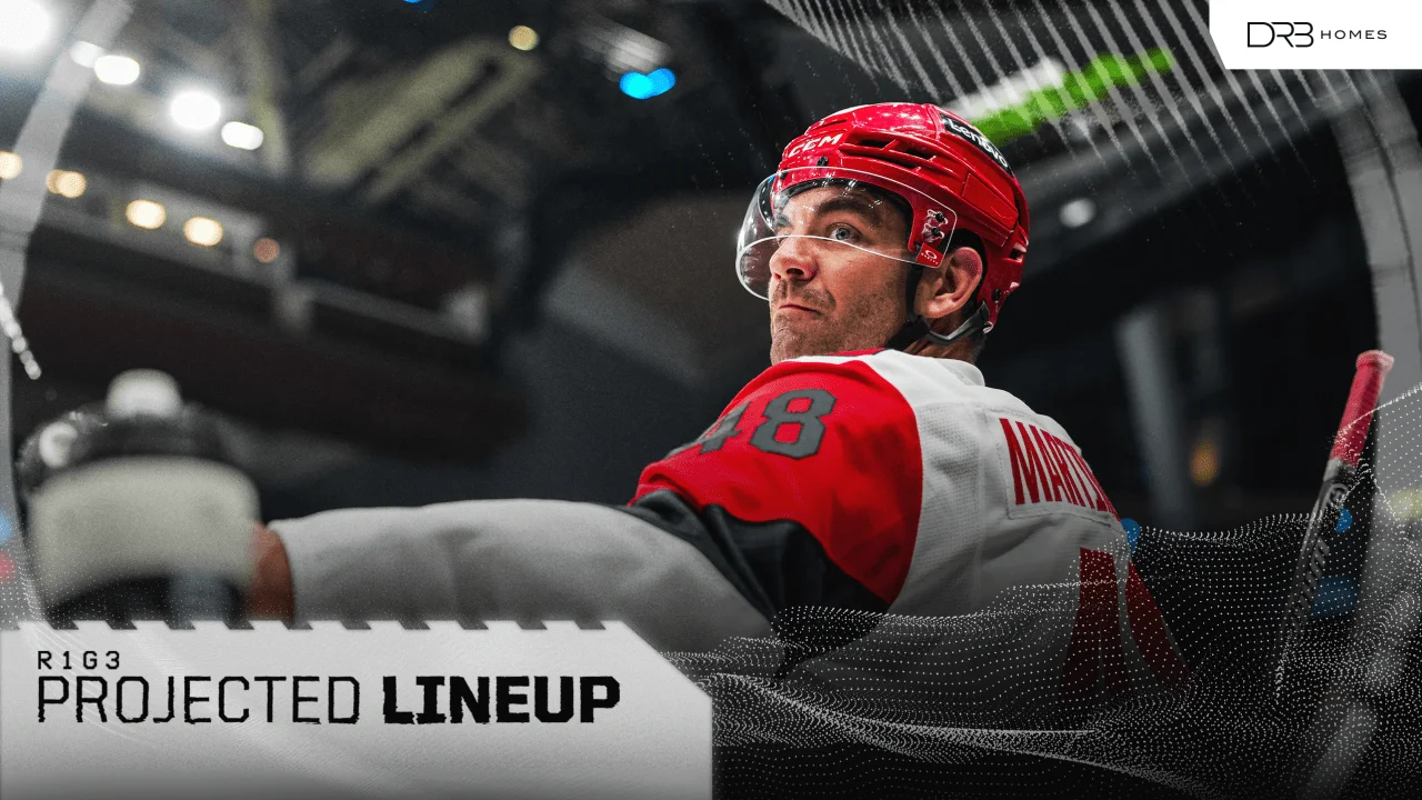 Canes Stay the Course in Ottawa, Team Keeps Lineup for Game 3