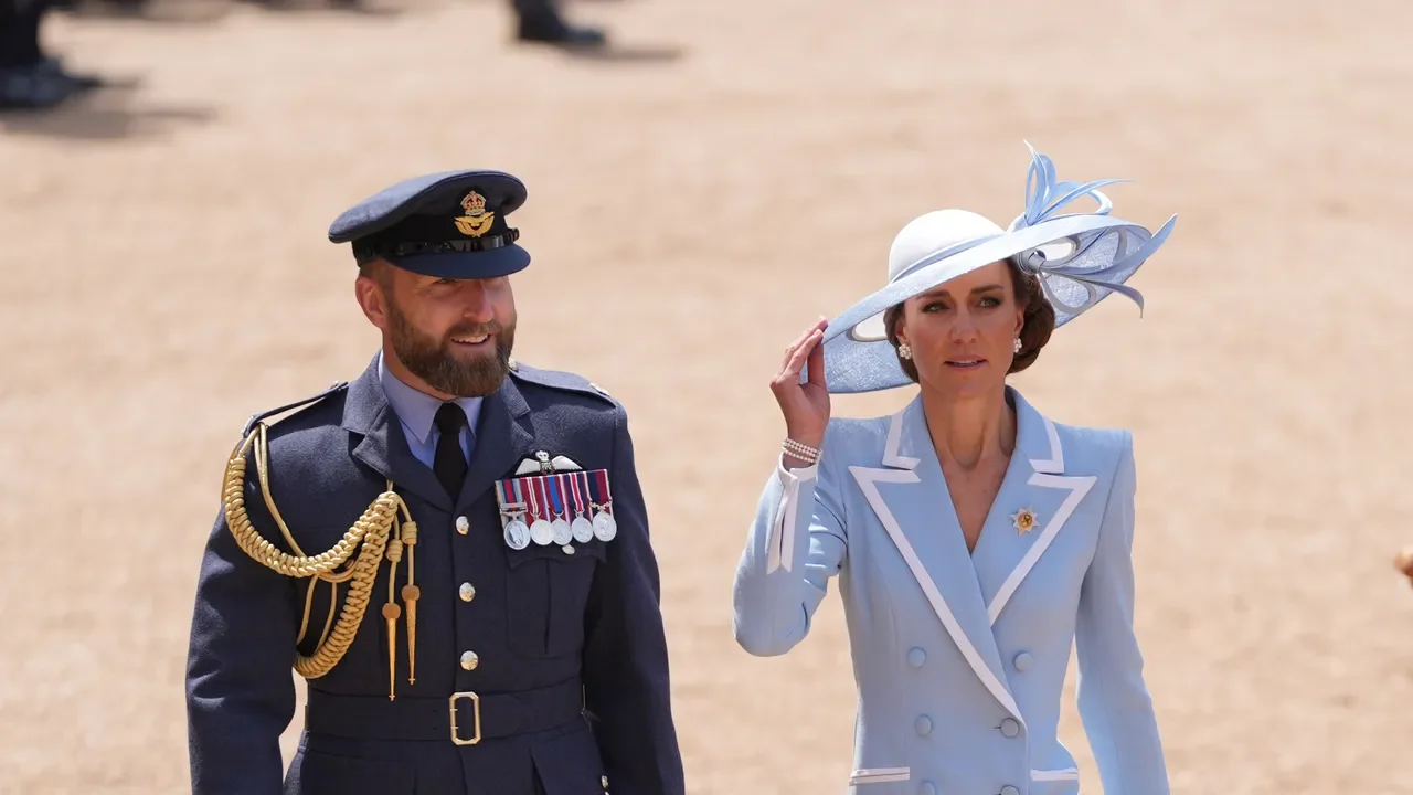 Princess of Wales Channels Diana in Ice-Blue Catherine Walker at Trooping 2026