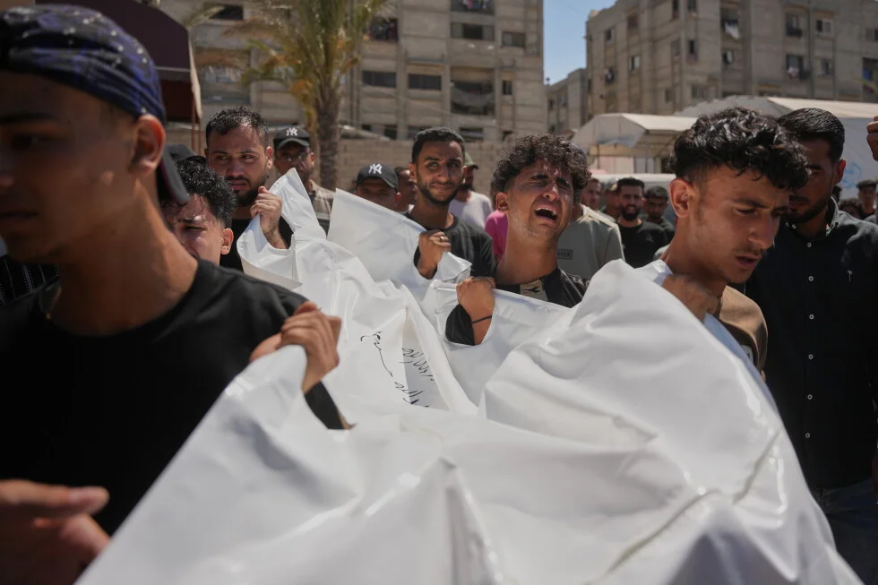 Eight killed in Israeli strikes on Gaza, including two children, officials say