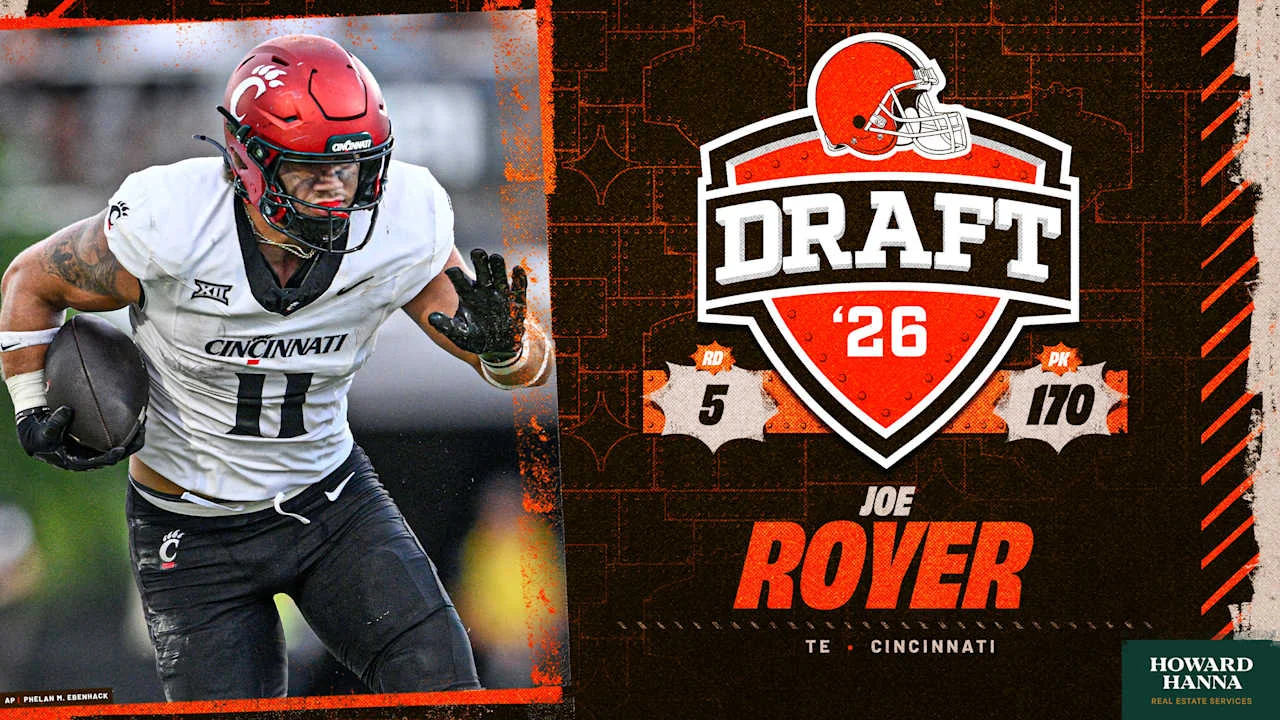 Browns add tight end Joe Royer in 2026 draft at No. 170