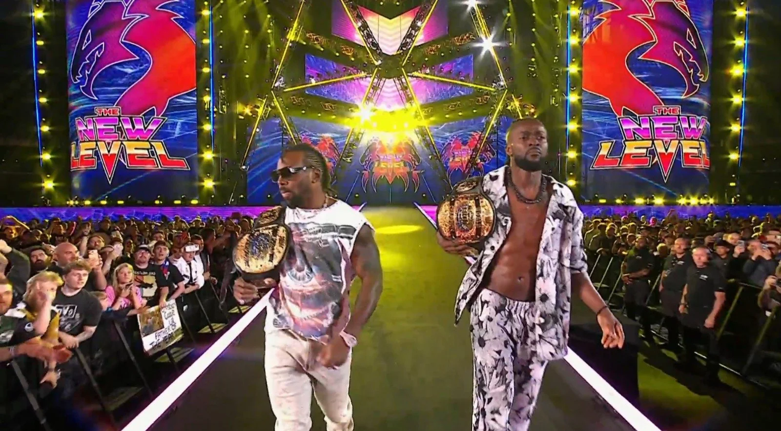 New Day Debuts in AEW, Kingston and Creed Win Trios Gold at All In