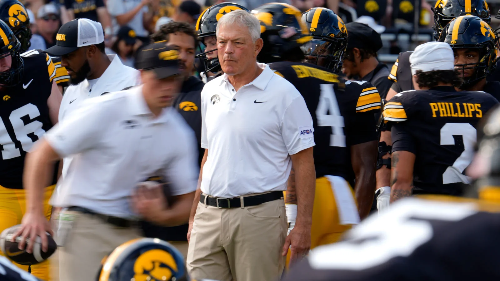 Hecklinski Sparks Iowa's Kids Day With QB Depth and Playmakers