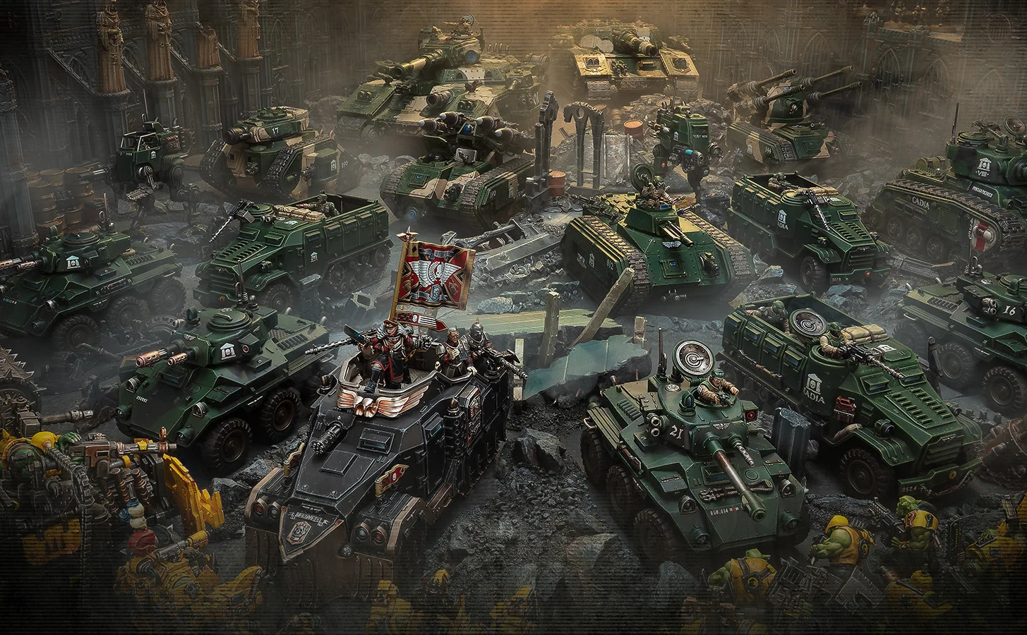 Graves leads Astra Militarum into a new vehicle line-up