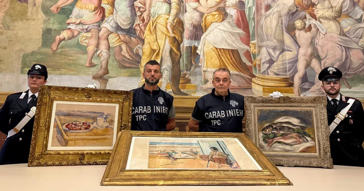 Parma-area art theft ends with recovery of Renoir, Cézanne and Matisse works