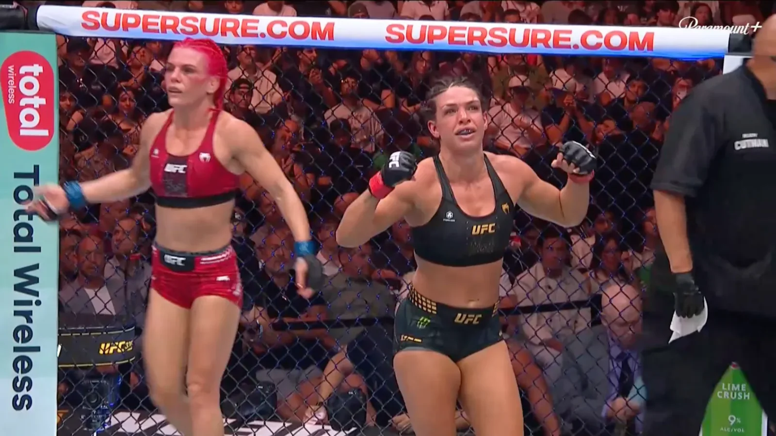 Dern’s strawweight title defense earns reactions from rivals at UFC 330