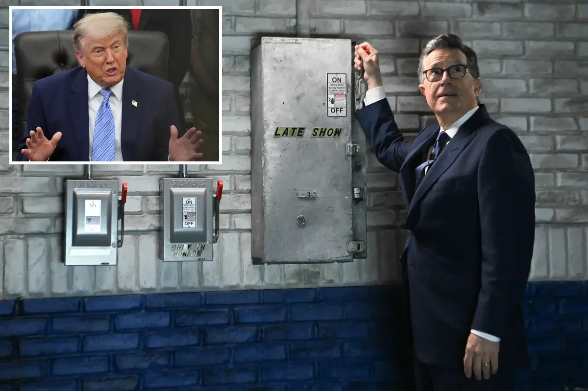 Trump slams Colbert as Colbert bows out of The Late Show