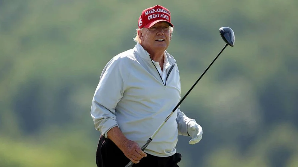 Trump and DeSantis Golf at Controversial LIV Tournament, Discuss 2024 Presidential Election.