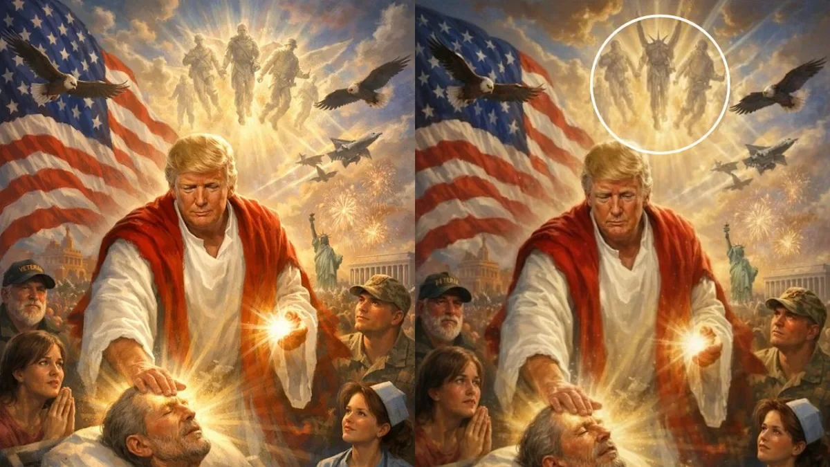 Trump's AI Jesus Post Sparks Backlash Over Horned Demon Cameo