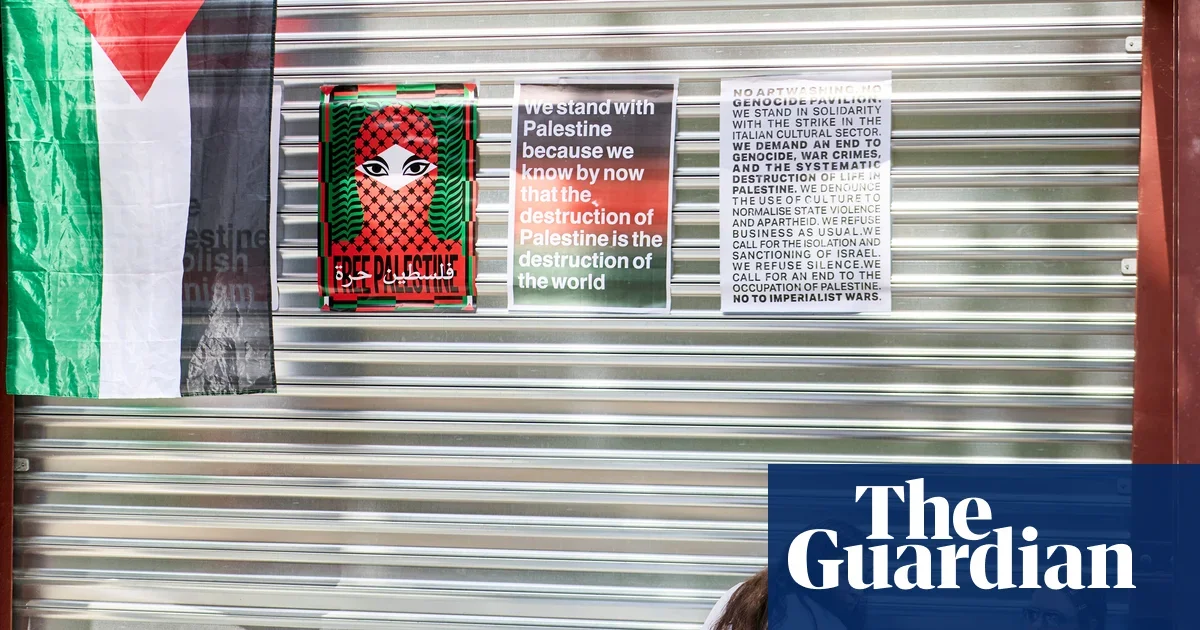Venice Biennale protest shutters several national pavilions over Israel inclusion