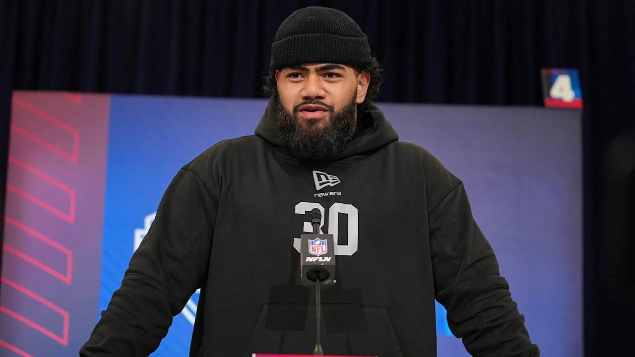 Vega Ioane's Viral Moment Reveals a Gentle Giant Behind the Ravens' First-Round Pick