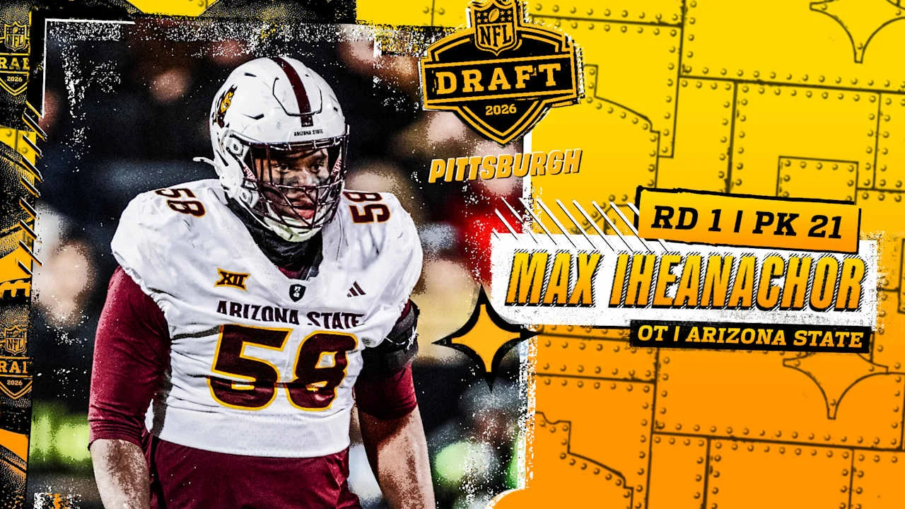 Steelers land ASU tackle Max Iheanachor with 21st overall pick