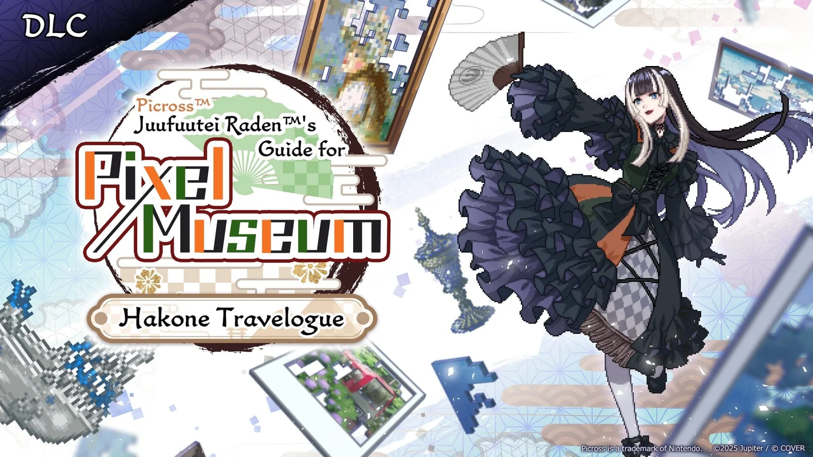 Hakone Travelogue DLC Brings 30 Puzzles to Juufuutei Raden’s Pixel Museum