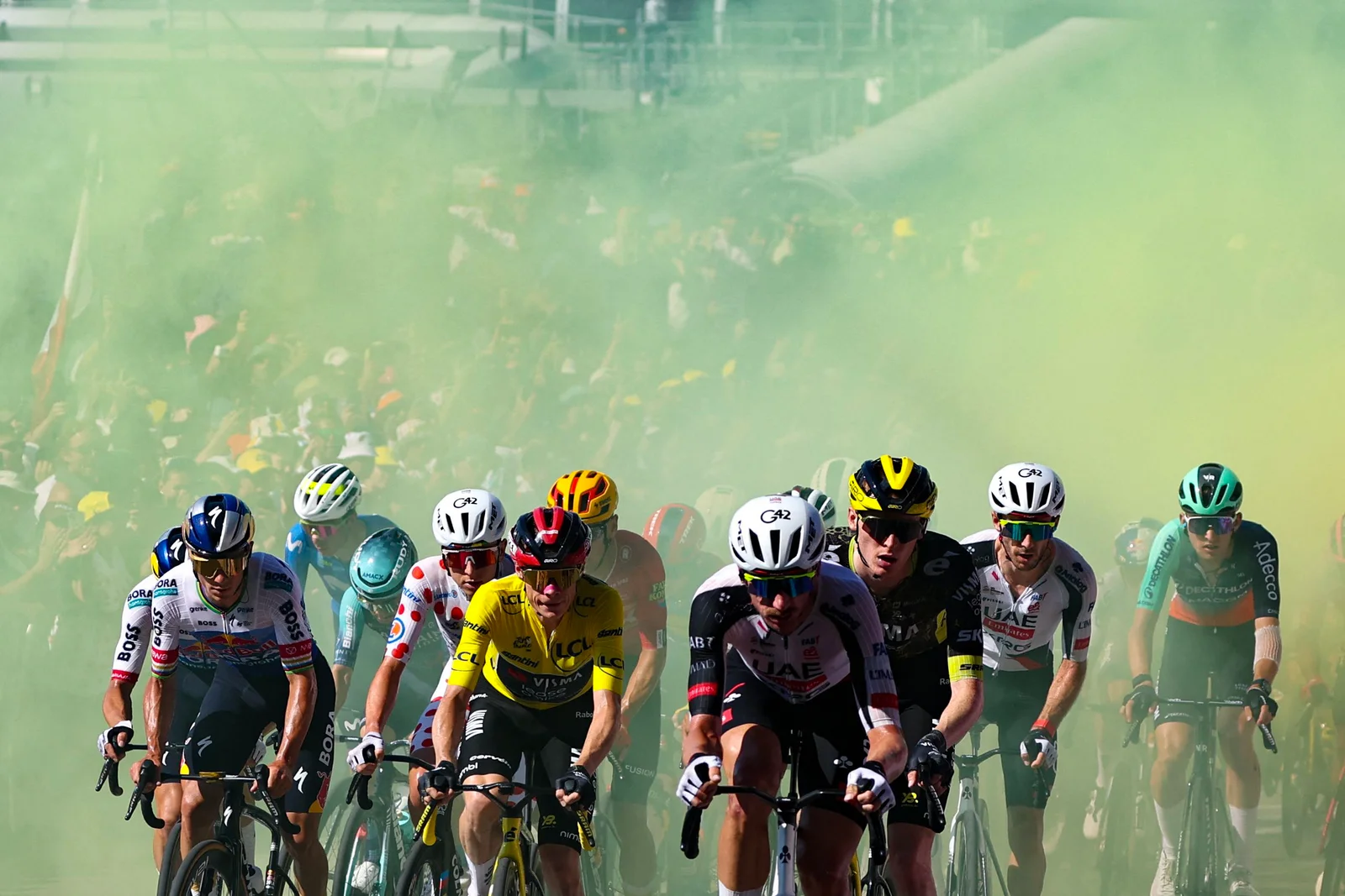Del Toro Triumphs on Montjuïc as UAE Team Emirates-XRG Control Stage 2
