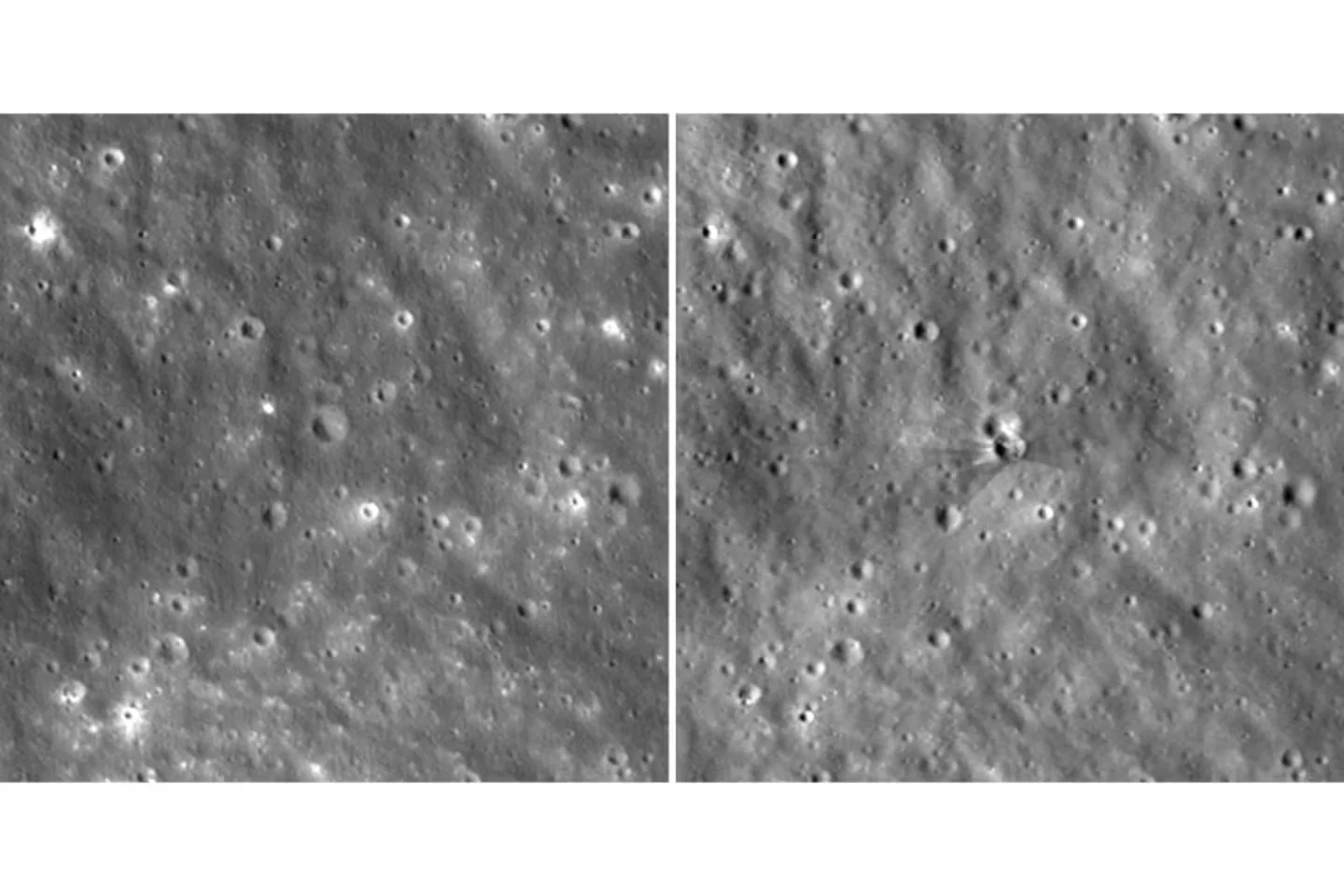 NASA spots Moon crater after SpaceX Falcon 9 crash