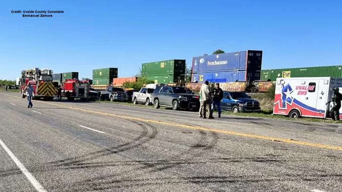Migrants found trapped and injured in Texas train car, with two fatalities.
