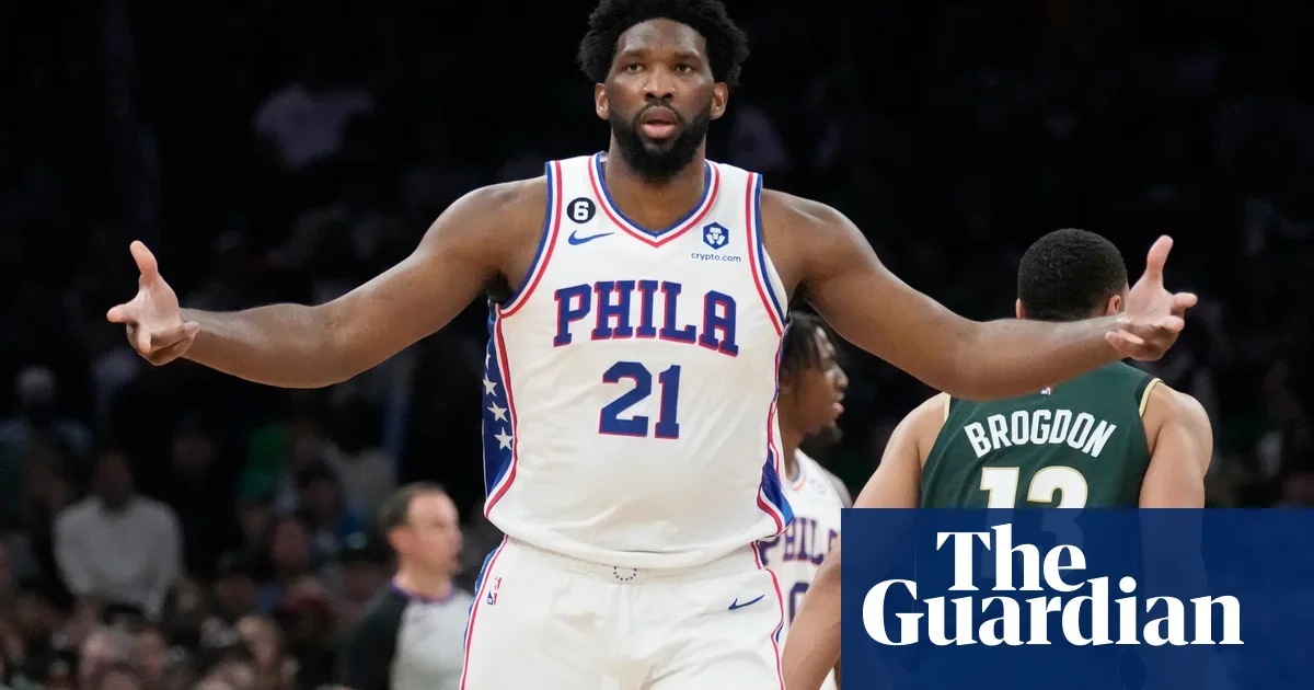Embiid leads Sixers to pivotal Game 5 win over Celtics in NBA playoffs.