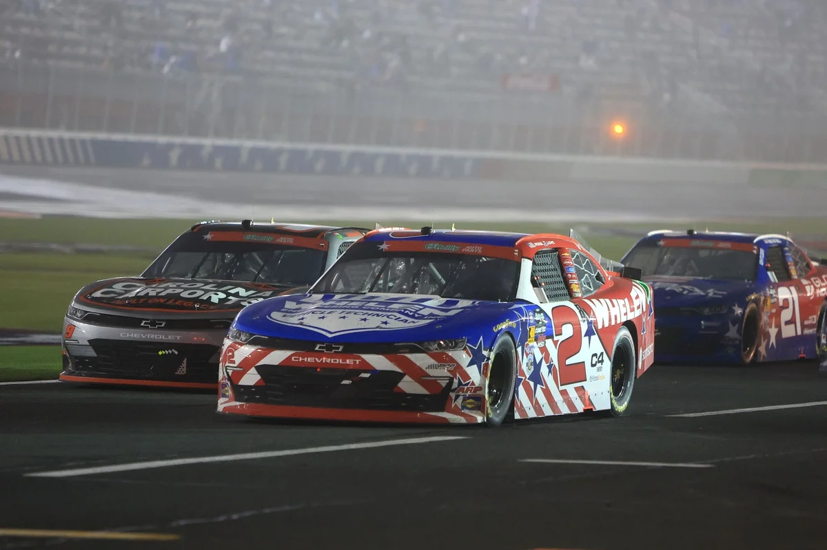 Jesse Love slams NASCAR race control after weather-chaotic Charlotte race