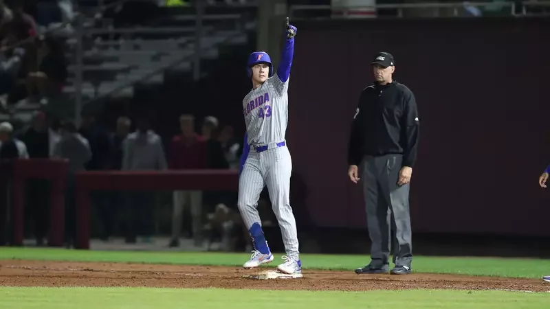 No. 3 Florida triumphs over FSU in baseball rivalry game.