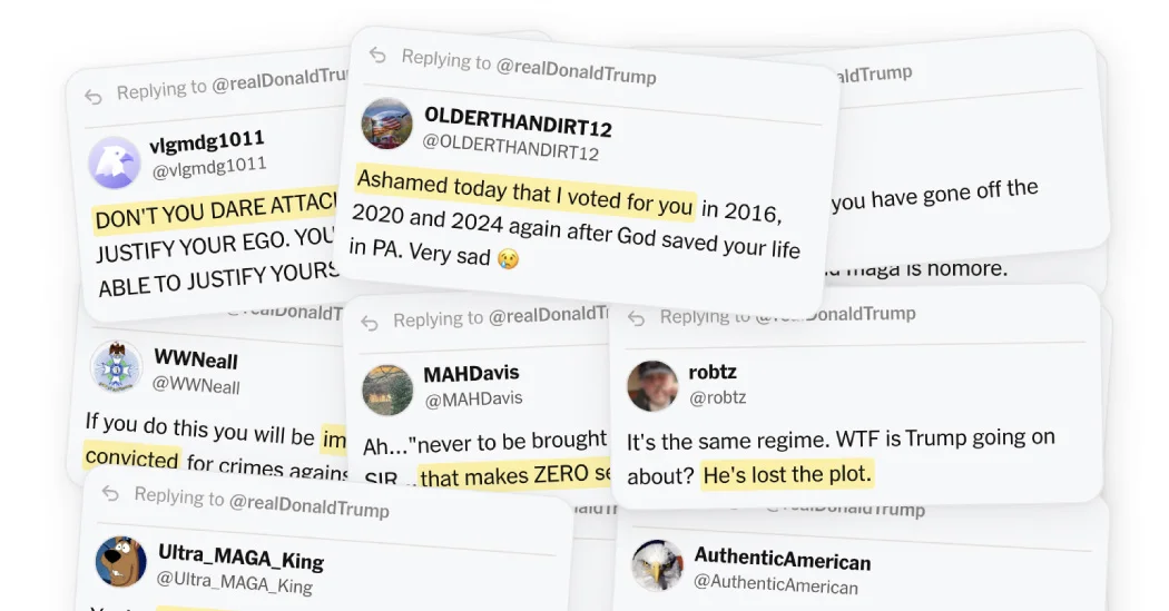 Truth Social Echoes Dissent as Trump’s Iran War Divides His Base