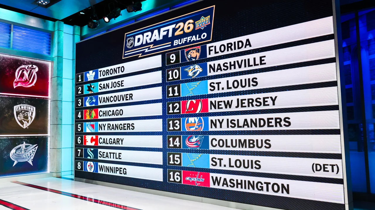 Leafs Claim No. 1 as Buffalo Hosts the 2026 NHL Draft Order