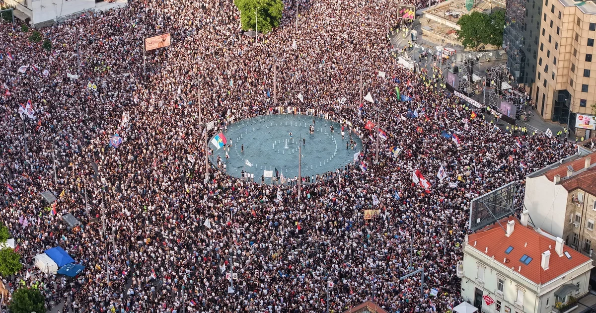 Belgrade anti-government rally ends in street clashes