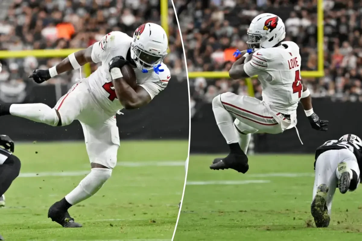Cardinals' No. 3 pick Jeremiyah Love sidelined by ankle injury ahead of season