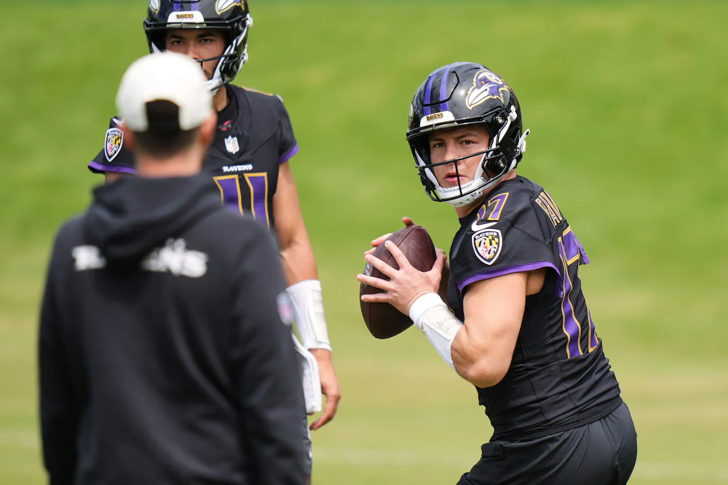 Undrafted Heisman finalist Pavia seeks a path to the Ravens' QB room