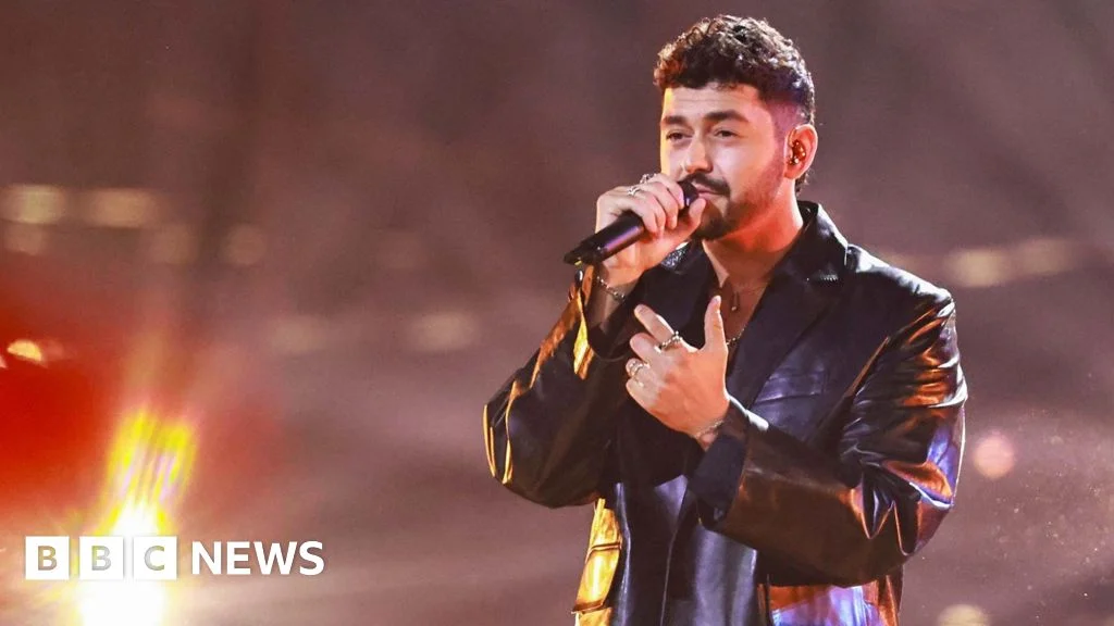 Israel’s Eurovision entry rattled by crowd protests during semi-final