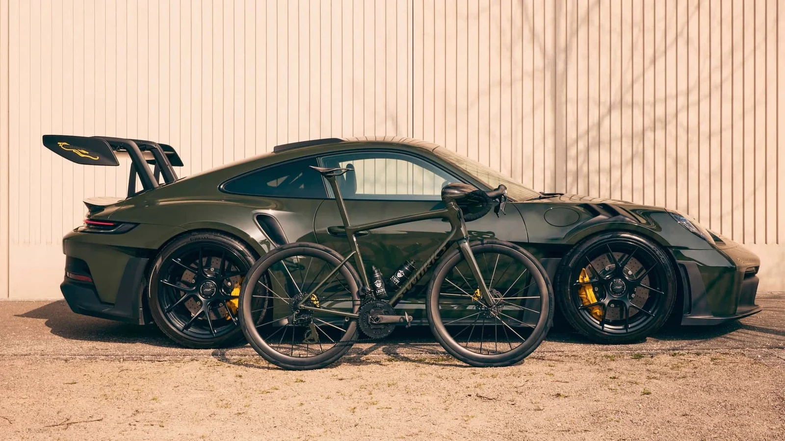 Olive Black GT3 RS Sparks Coordinated Bike Build