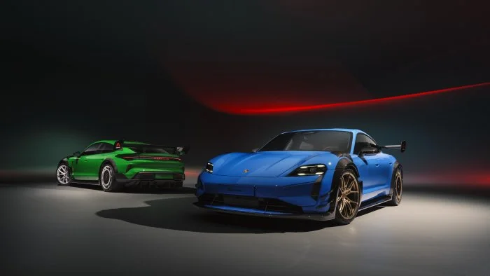 Porsche Taycan lineup updated with E-Shift, AI cockpit, and factory Manthey kit