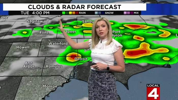 "Stormy Week Ahead: Metro Detroit Braces for Severe Weather and Persistent Rain"