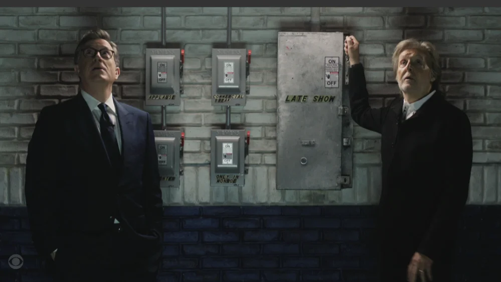 McCartney Flips the Switch for Colbert's Final Night at the Ed Sullivan Theater