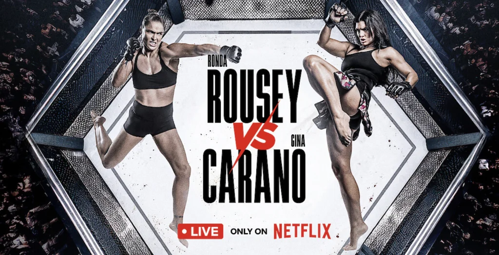 Netflix Sets Broadcast Team for Rousey–Carano Showdown